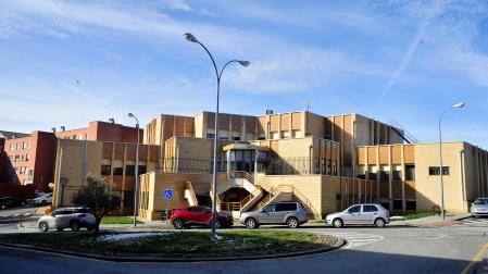 Imagen del centro de salud de Tafalla, en el que se centralizan las urgencias de Olite