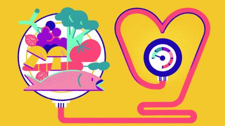 Se trata de un régimen hiposódico -esto es, bajo en sodio- muy rico en frutas, verduras y cereales integrales