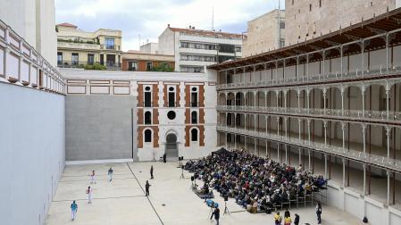 Fotos de la reapertura del histórico frontón Beti Jai de Madrid
