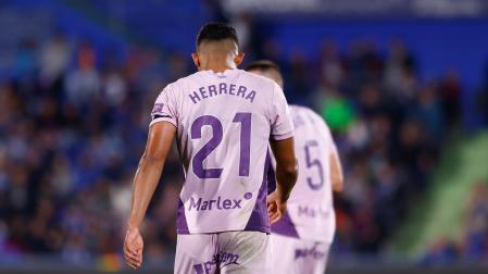 Yangel Herrera durante el partido contra el Getafe