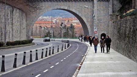 La persecución se inició en la zona del Portal Nuevo