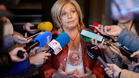 Consuelo Ordóñez, presidenta de COVITE, en Pamplona