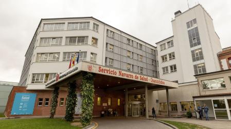 Entrada al Hospital Universitario de Navarra