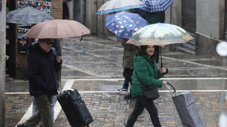 La lluvia seguirá presente en algunos puntos de Navarra
