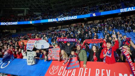 Fotos del Real Sociedad - Osasuna de cuartos de final de la Copa del Rey./