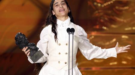 Carolina Yuste, Goya 2025 a mejor actriz por 'La infiltrada'.