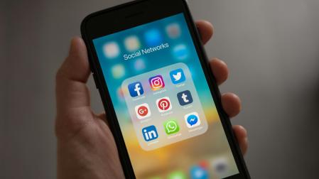 Foto de aplicaciones de redes sociales que recolectan datos personales