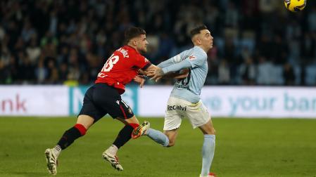 Derrota rojilla en Balaídos tras un penalti cometido por Lucas Torró en el segundo tiempo que transformó en el único tanto del partido Iago Aspas /