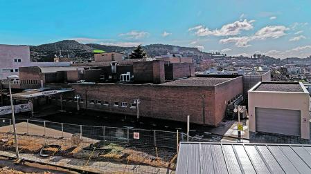 Obras en la zona de Urgencias actualmente en ejecución en el Hospital García Orcoyen