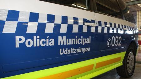Vehículo de la Policía Municipal de Pamplona