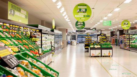 Interior de un Mercadona