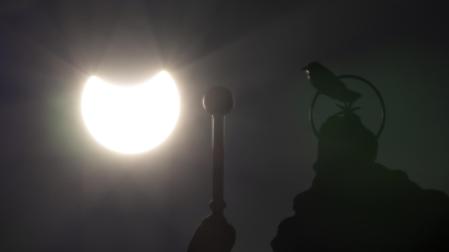 Foto del eclipse solar del 29 de marzo de 2025./