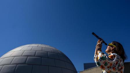 Foto del eclipse solar del 29 de marzo de 2025./