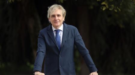 David Delgado regenta junto con Ruben Pérez el despacho Pérez Delgado Asesores, situado frente al parque pamplonés de la Vaguada