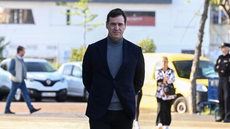 El hermano de Pedro Sánchez, David Sánchez, a su llegada al juzgado