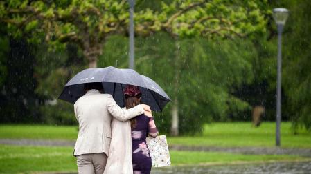 Fotos de la tormenta de este sábado en Pamplona