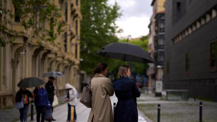 Fotos de la tormenta de este sábado en Pamplona
