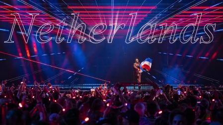 Público, eurofans y artistas participantes en el Festival de Eurovisión 2025 celebrado este sábado 17 de mayo en Basilea /