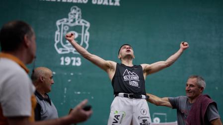 LA APUESTA DE MAYO. Hace escasamente una semana Joxean Etxeberria se impuso a Gabirondo en el mismo escenario.