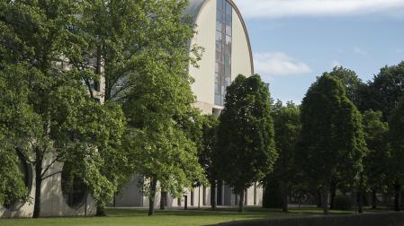 Sede de la UPNA en el campus de Arrosadia