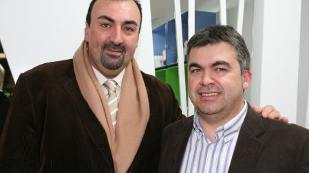 Koldo García y Santos Cerdán en una imagen de archivo de 2012.