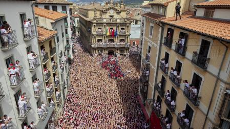 Chupinazo San Fermín 2025.