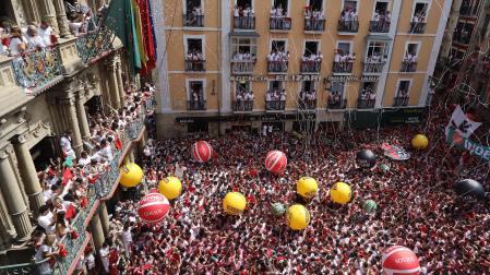 Chupinazo San Fermín 2025.