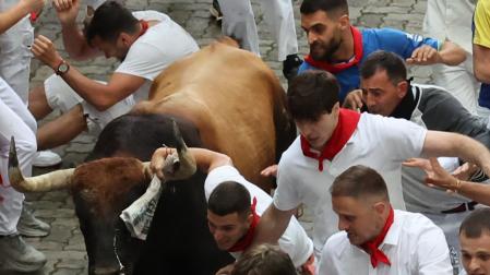 Primer encierro de San Fermín 2025.