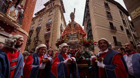 Foto de la procesión de San Fermín 2025./