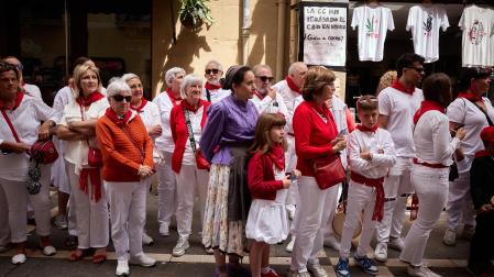 Foto de la procesión de San Fermín 2025./