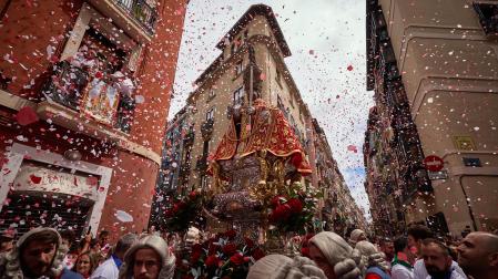 Foto de la procesión de San Fermín 2025./
