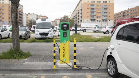 Punto de recarga en Pamplona
