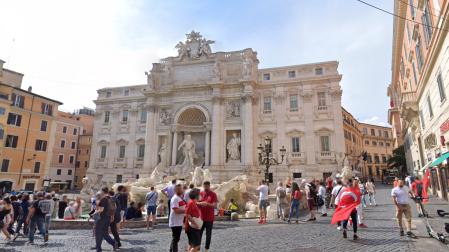 Fontana de Trevi, en Roma