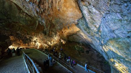 Fotos de la visita guiada a la cueva de Mendukilo en la celebración del 20 aniversario./