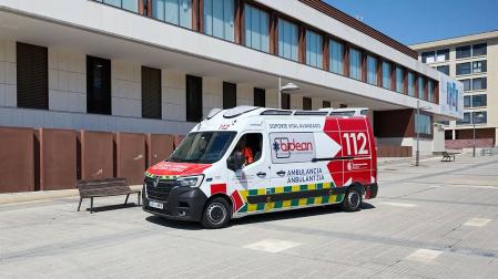 Una ambulancia de Bidean