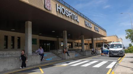 Entrada principal al Hospital Reina Sofía de Tudela