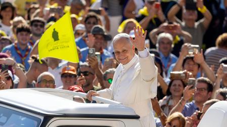 El Papa León XIV ha presidido este sábado la Audiencia Jubilar en la Plaza de San Pedro