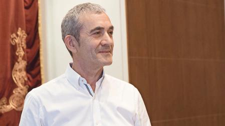 Manuel Resa, el día que tomó posesión como alcalde de Valtierra en el año 2019