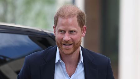 El príncipe Harry en su última visita a Londres, que aprovechó para reunirse con su padre