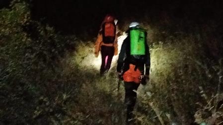 Rescatados dos barranquistas en el barranco de Artazul