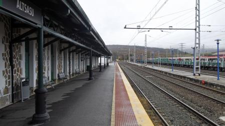 Imagen de archivo de la estación de Alsasua.