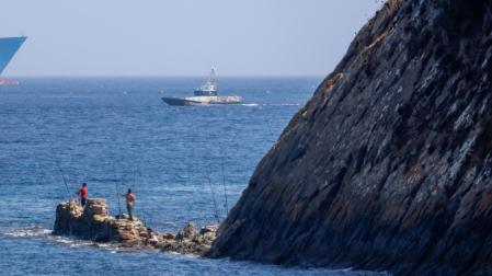 Vista de Cala Arena, en Algeciras donde ha muerto un ocupante de una narcolancha y otro ha resultado herido al colisionar con una embarcación de la Guardia Civil