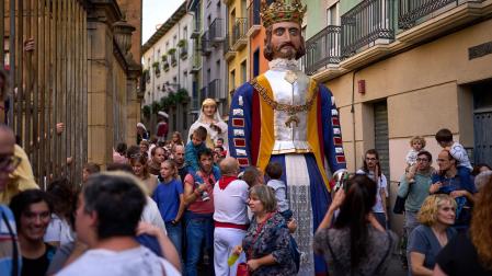 Fotos de la celebración de San Fermín de Aldapa./