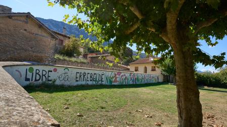Vista del lugar donde se celebra el campamento de Bernedo (Álava)