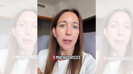 La nutricionista Naila Martínez, en un reel de Instagram