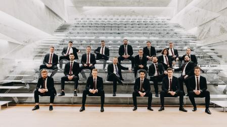 Sonat Vox, Ansbach, de Alemania, coro que se podrá escuchar hoy en la Iglesia de la Paz de Pamplona.