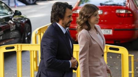 Alberto González Amador, a su llegada al Tribunal Supremo