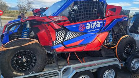 El buggy del piloto navarro Marino Zulet, que competirá en el Addax Rally