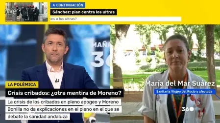 Entrevista de TVE a la supuesta sanitaria de un hospital andaluz