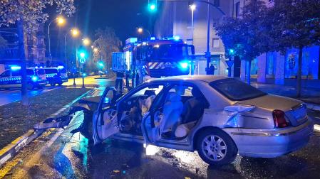Estado en el que quedó el automóvil implicado en el suceso /